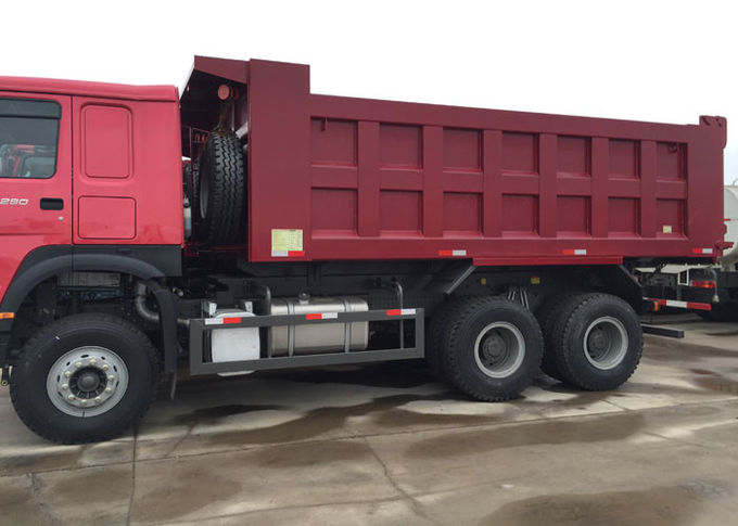 Rodas 371HP LHD 10 - 25 CBM 30 do caminhão basculante 10 de HOWO - 40tons para o setor mineiro