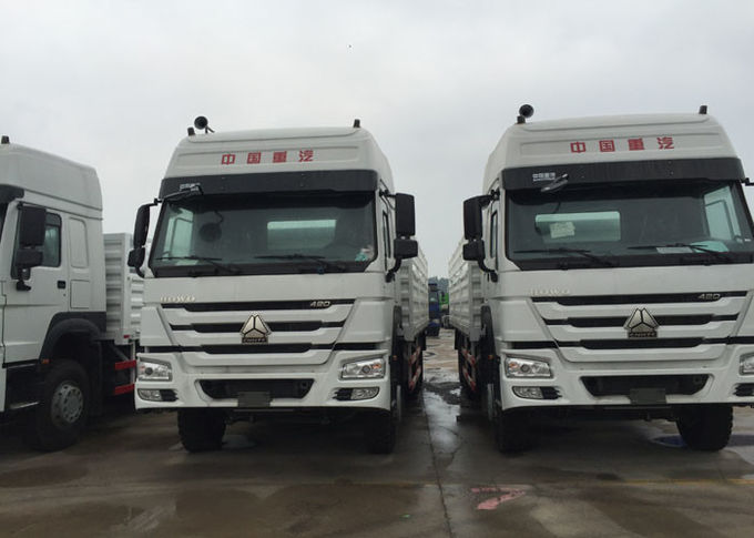 Veículos de carga econômicos leves dos bens HOWO 25 toneladas de beliche de 10Wheels LHD 290 HP dois