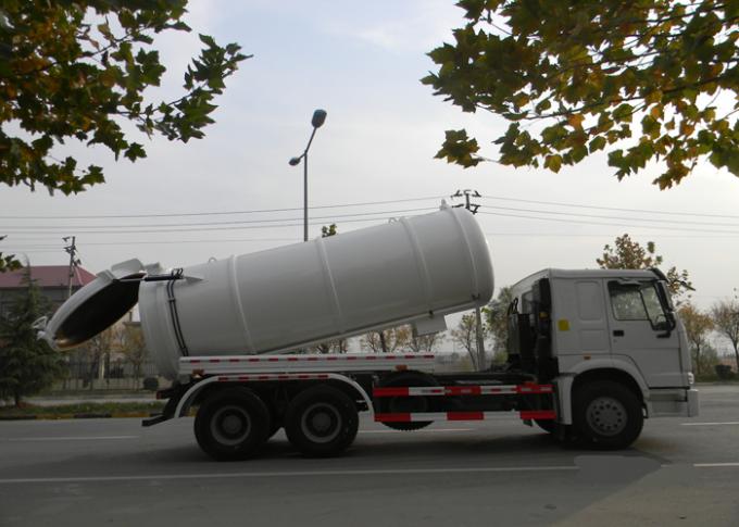 Caminhão com tempo - bomba da sução da água de esgoto de 20CBM LHD 336HP de vácuo de salvamento
