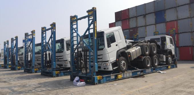 Caminhão basculante de Sinotruk 6x4 com a plataforma do corpo da reviravolta