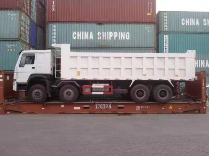 Caminhão basculante de Sinotruk 6x4 com a plataforma do corpo da reviravolta