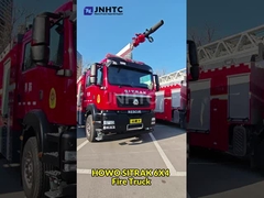 6x4 personalizado Drive 32 metros altura de trabalho escada aérea caminhão de bombeiros para resgate de edifícios altos