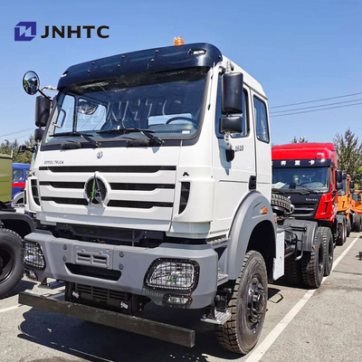 Melhor caminhão-trator Beiben Euro3 EGR 380hp 6x6 Prime Mover And Trailer com longa vida útil
