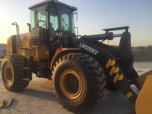 Mobilidade e flexibilidade altas do carregador da roda da maquinaria XCMG de construção pesada de LW500KV