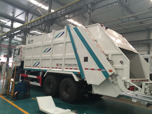 opção ZZ1257M4647A do caminhão WD615.47 EURII RHD do compressor do lixo 12cbm