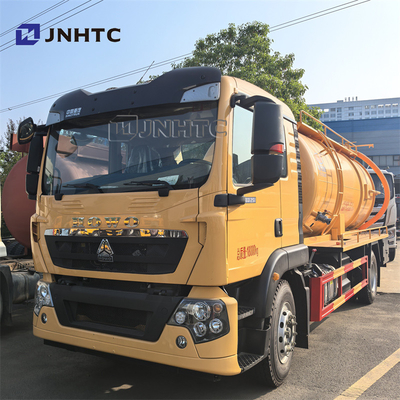 NEW HOWO TX Caminhão de sucção de esgoto 15cbm Tanque de sucção séptico fecal Tanque de vácuo Caminhão de cisterna preço