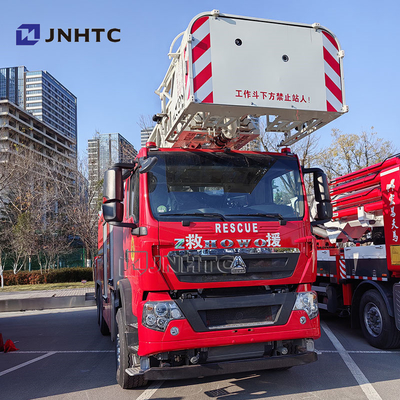 6x4 personalizado Drive 32 metros altura de trabalho escada aérea caminhão de bombeiros para resgate de edifícios altos