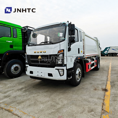 HOWO Coleta de resíduos leves Compactor de lixo Caminhão preço Dimensões Alimentação automática