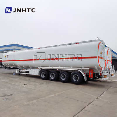4 eixos 75000L Tanque de combustível de ferro e aço Semi Triler para venda