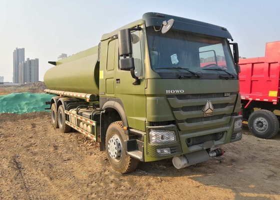 caminhão de petroleiro 336HP do fuel-óleo 15CBM para o uso do exército, caminhões de entrega do fuel-óleo