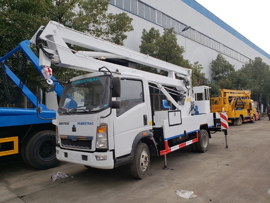 Howo 4x2 que conduz 5 de HLW5050GJKE do trabalho aéreo do caminhão toneladas de caminhão aéreo de Sinotruk