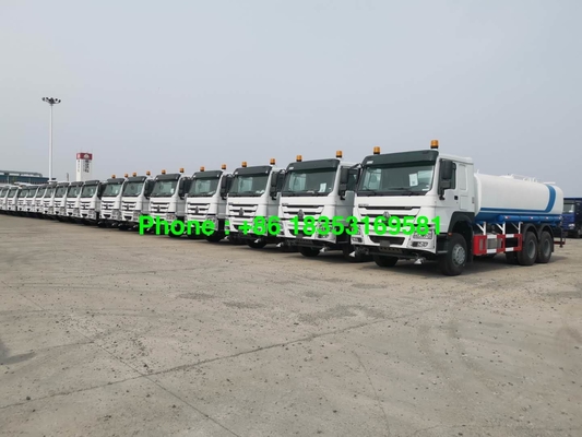Caminhão do pulverizador de água de Sinotruk Howo 7 6x4 Q345B 20000L