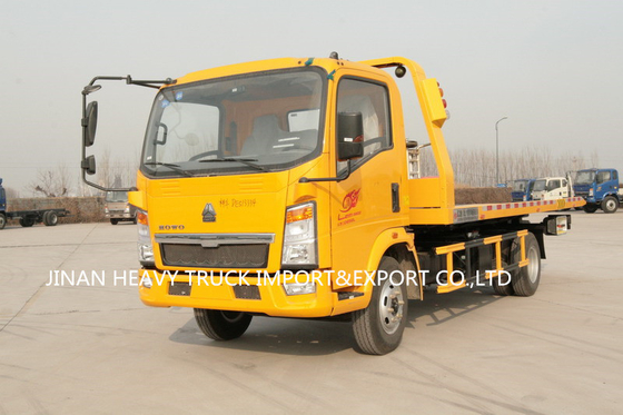 Leito LHD Tow Truck Wrecker de SINOTRUK 8 toneladas de 90km/H