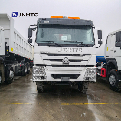 Modelo novo da condução à direita das rodas de Sinotruk Howo Benz White Dump Truck 50T 12