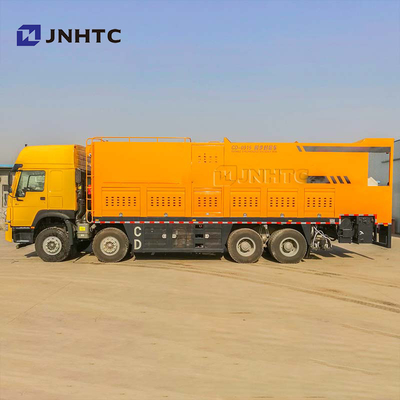 caminhão de borracha HOWO A7 de 8x4 Asphalt Gravel Macadam Synchronous Sealing