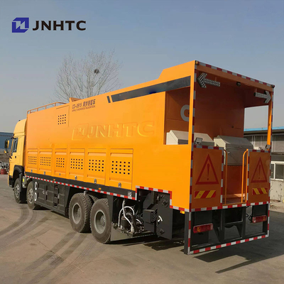 caminhão de borracha HOWO A7 de 8x4 Asphalt Gravel Macadam Synchronous Sealing