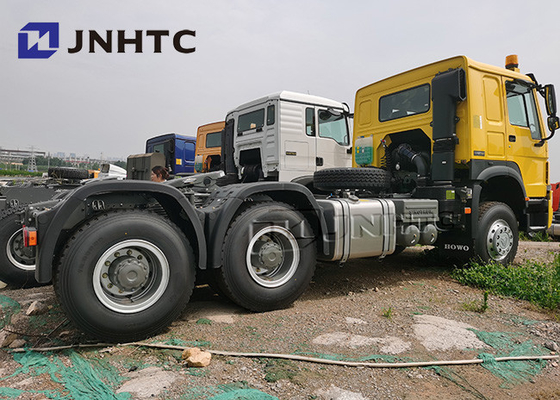 371HP Sinotruk HOWO 6X4 Tipper Truck Yellow 25 toneladas