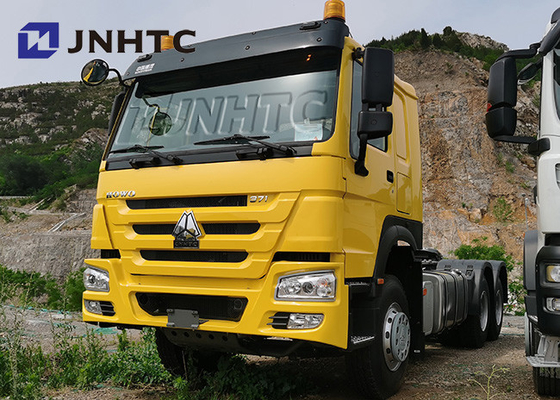 371HP Sinotruk HOWO 6X4 Tipper Truck Yellow 25 toneladas