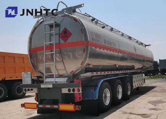 Eixos de alumínio Q235 Q345 do reboque 3 do petroleiro de óleo 45000L