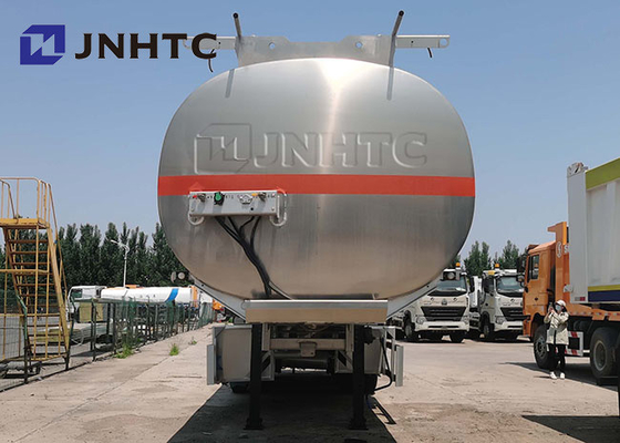Eixos de alumínio Q235 Q345 do reboque 3 do petroleiro de óleo 45000L