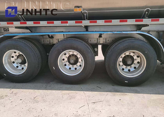 Eixos de alumínio Q235 Q345 do reboque 3 do petroleiro de óleo 45000L