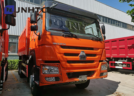 Caminhão basculante alaranjado HOWO 6x4 de Off Road 20 Cbm Sinotruck
