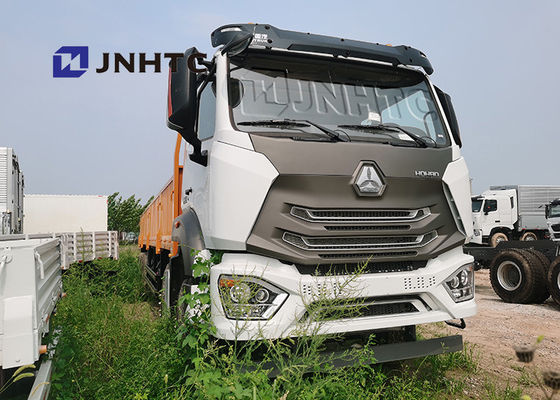 Caminhões traseiros lisos 31tons Lhd de Sinotruk 8x4 Hohan com eixo de levantamento