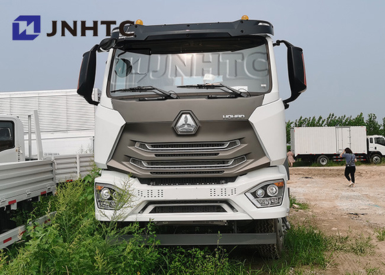 Caminhões traseiros lisos 31tons Lhd de Sinotruk 8x4 Hohan com eixo de levantamento