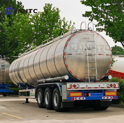 3 Eixos Gasolina Bruta Água Óleo Tanque Semi Reboque 45000L 50000Litros