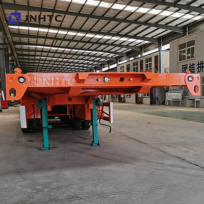 3 Eixos 4 Eixos 30t 40t Flatbed Flat Bed Container Semi-reboque para a África