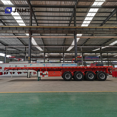 3 Eixos 4 Eixos 30t 40t Flatbed Flat Bed Container Semi-reboque para a África