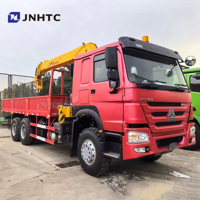 Sinotruk HOWO 6x4 Camião de guindaste de braço reto 10 rodas 340hp 10 toneladas
