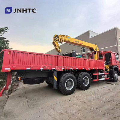 Sinotruk HOWO 6x4 Camião de guindaste de braço reto 10 rodas 340hp 10 toneladas