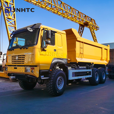 Tipo de combustível diesel Sinotruk Howo caminhão de tração integral 6x6 380hp camião de descarga