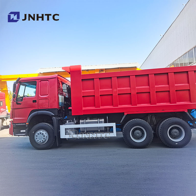 Caminhão de carga pesada de elevação média 6X4 340HP Caminhão de inclinação 10 rodas Direção à esquerda