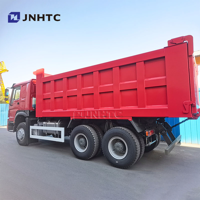 Caminhão de carga pesada de elevação média 6X4 340HP Caminhão de inclinação 10 rodas Direção à esquerda