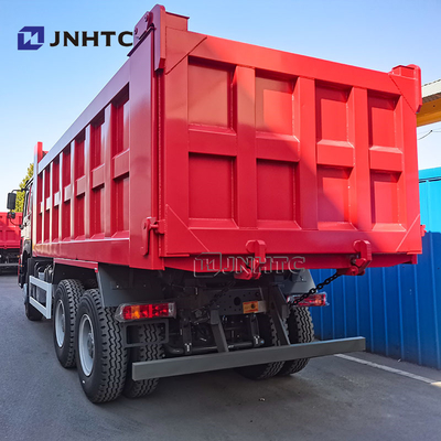 Caminhão de carga pesada de elevação média 6X4 340HP Caminhão de inclinação 10 rodas Direção à esquerda