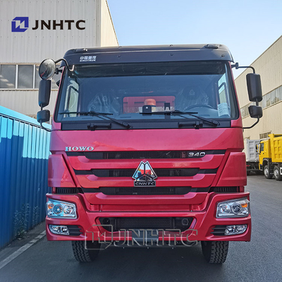 Caminhão de carga pesada de elevação média 6X4 340HP Caminhão de inclinação 10 rodas Direção à esquerda