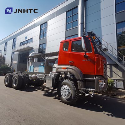 Novo chassi de caminhão Howo Tipper 6x4 380hp Chassi de caminhão de descarga de 10 rodas