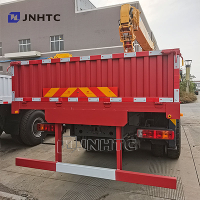 Howo 6x4 Camião de guindaste de braço reto 10 rodas 340hp Carga Com Camião de guindaste