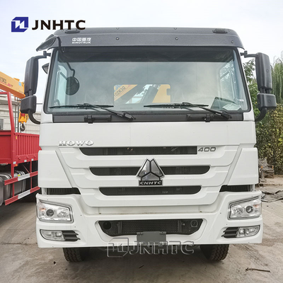 Todos os giros Howo Grão de braço dobrável 6x4 400hp 10-20T Carga com guindaste