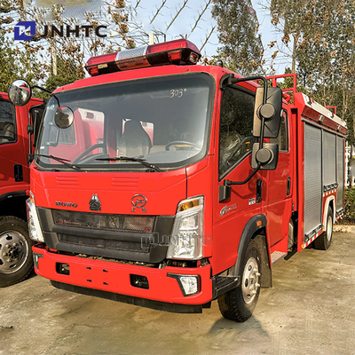NOVO Howo Equipamento de combate a incêndios de água leve Caminhão de bombeiros para venda