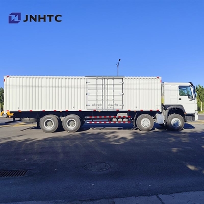 Sinotruk Howo Cargo Truck 7.2m Van Cargo Truck 8*4 400HP 12wheeler Melhor Produto