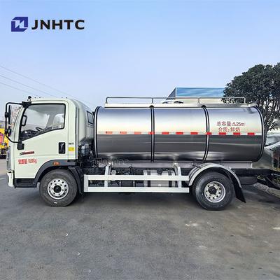 Preço de fábrica 5 Cbms Caminhão cisterna de água para transporte de leite fresco