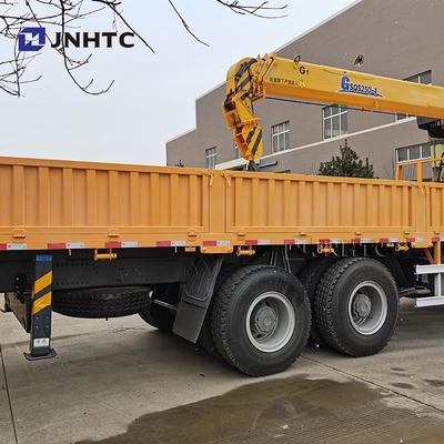 Howo Carga de braço reto com caminhão de guindaste 6x4 10 rodas 380hp 10T bom preço