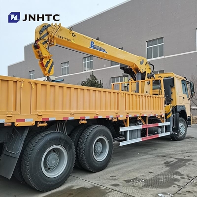 Howo Carga de braço reto com caminhão de guindaste 6x4 10 rodas 380hp 10T bom preço