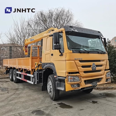 Howo Carga de braço reto com caminhão de guindaste 6x4 10 rodas 380hp 10T bom preço
