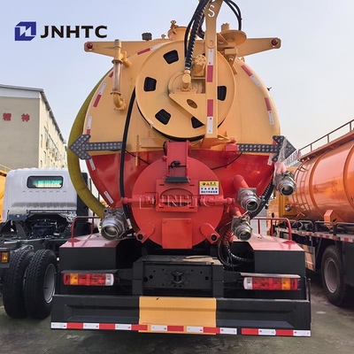 Howo TX Veículo de sucção de esgoto Caminhões de bomba de esgoto Novos 16m3 6X4 10 rodas 350HP