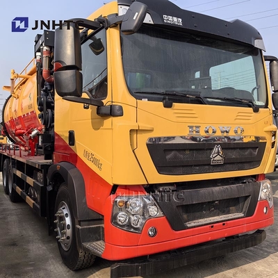 Howo TX Veículo de sucção de esgoto Caminhões de bomba de esgoto Novos 16m3 6X4 10 rodas 350HP