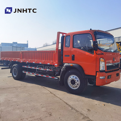 Venda a quente HOWO Carga de caminhões 4X2 6 rodas 8-10Tons Direito Direito Direito com ar condicionado